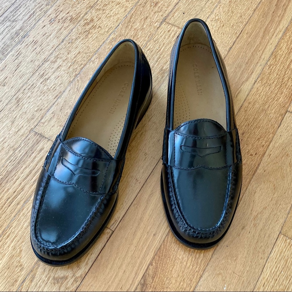 NWOT COLE Haan Black Dress Loafers